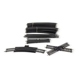 Unbranded HO Scale Train Track Lot Unisex OS Black Excellent Mixed Assortment